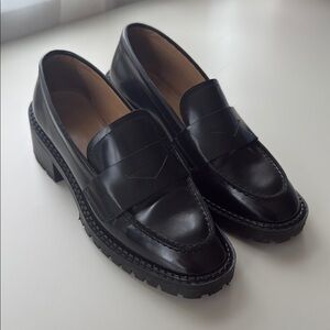 & Other Stories Black Leather Loafers